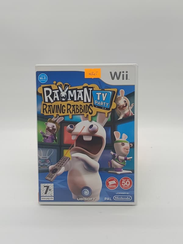 Rayman Raving Rabbids TV for Nintendo Wii (boxed)