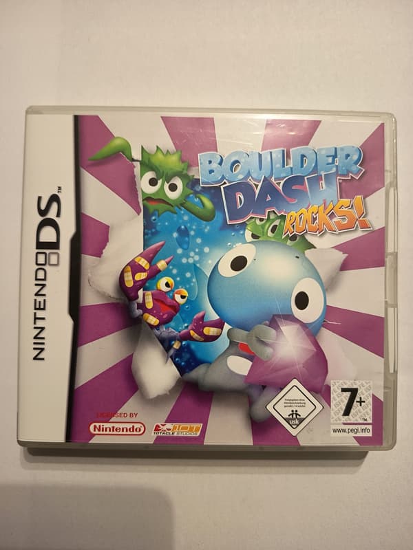 Boulder Dash Rocks! Nintendo DS 3XA set