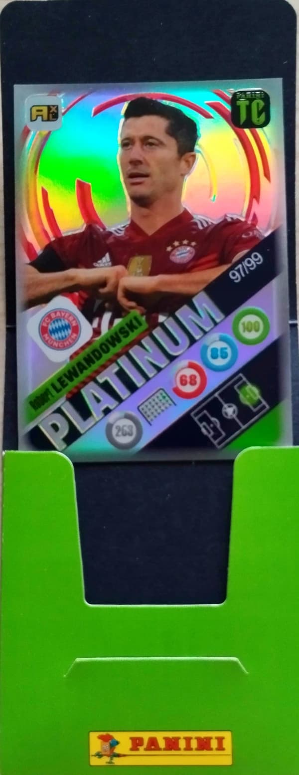 PANINI TOP CLASS LIMITED PLATINUM 97/99 ROBERT LEWANDOWSKI BAYERN