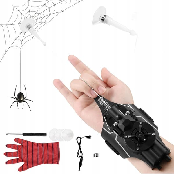 SPIDER-MAN WEB-SHOOTER SET: GLOVE, WEB, 3M MAGNET