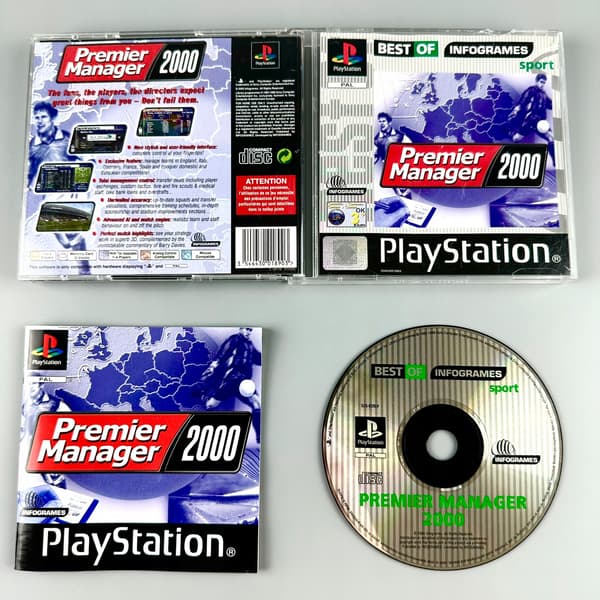 Premier Manager 2000 | PS1 | PSX | PLAYSTATION | 3xA SET