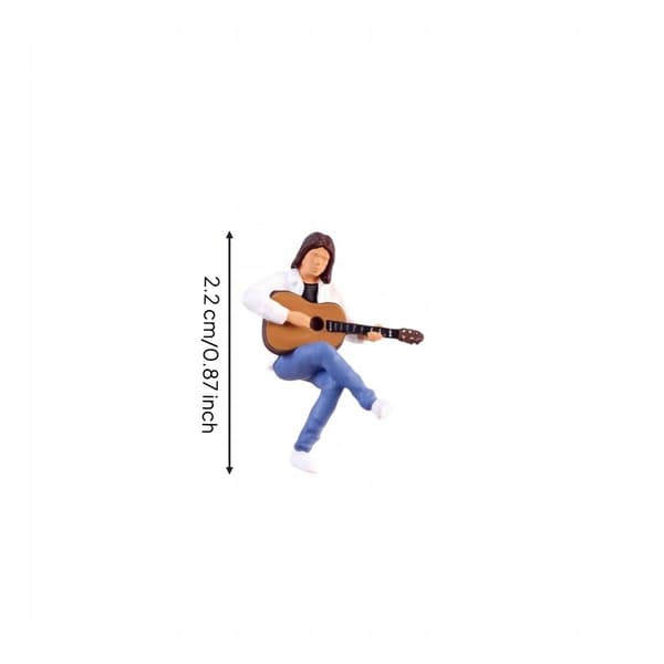 1:64 scale miniature figurine: Guitar Man