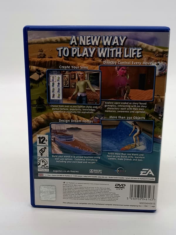 THE SIMS 2 game for Sony PlayStation 2 (PS2)