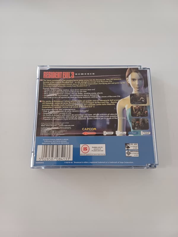 Resident Evil 3 – Sega Dreamcast boxed version