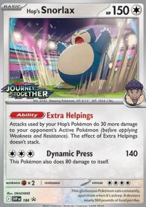 Pokemon Hop's Snorlax