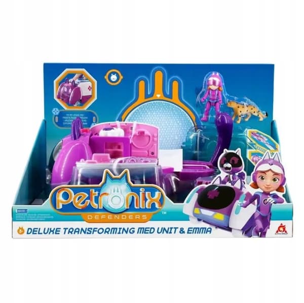 Spin Master PETRONIX Transformable Pet Figurine with Emma Figurine