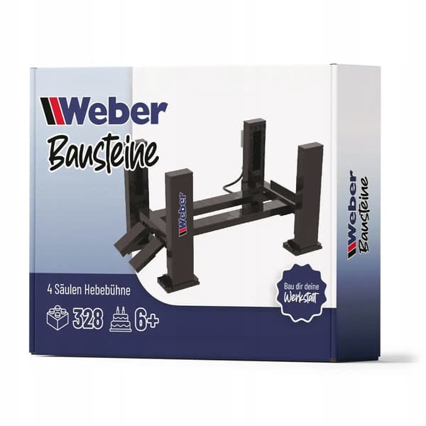 Weber 328 electric four-post lift blocks