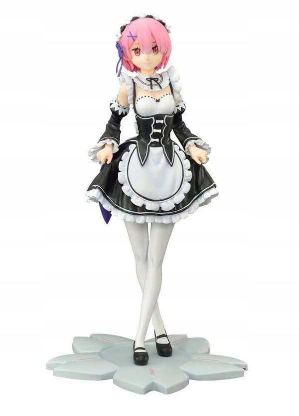 Re:Zero Anime Ram Curtsey Premium SEGA Rem Figurine