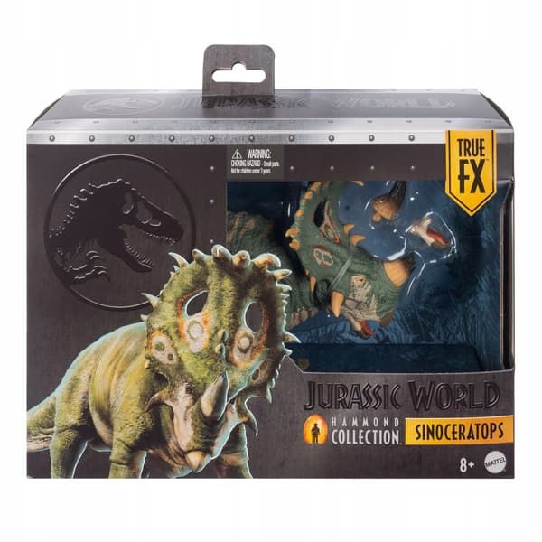 JURASSIC WORLD DINO DINOSAUR SET: SINOCERATOPS, HAMMOND COLLECTION
