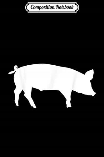 Composition Notebook: Pig Farmer Smoked BBQ Animal Meat Gift Journal/Notebook