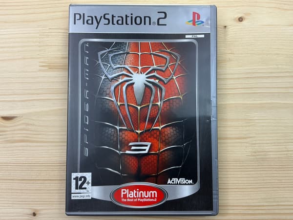 SPIDER-MAN 3 SPIDER-MAN III disc – very good+ condition, complete PS2 set