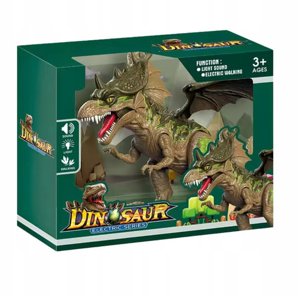 INTERACTIVE DINOSAUR – MOVING HEAD, LIGHT-UP SNOUT, SOUND EFFECTS