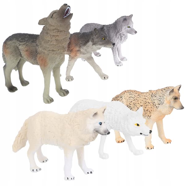 zeji Wildlife Simulation: wolf model ornaments