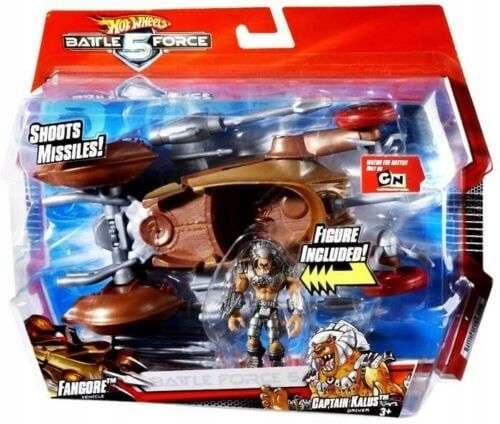 HOT WHEELS BATTLE FORCE 5 – FANGORE + FIGURE