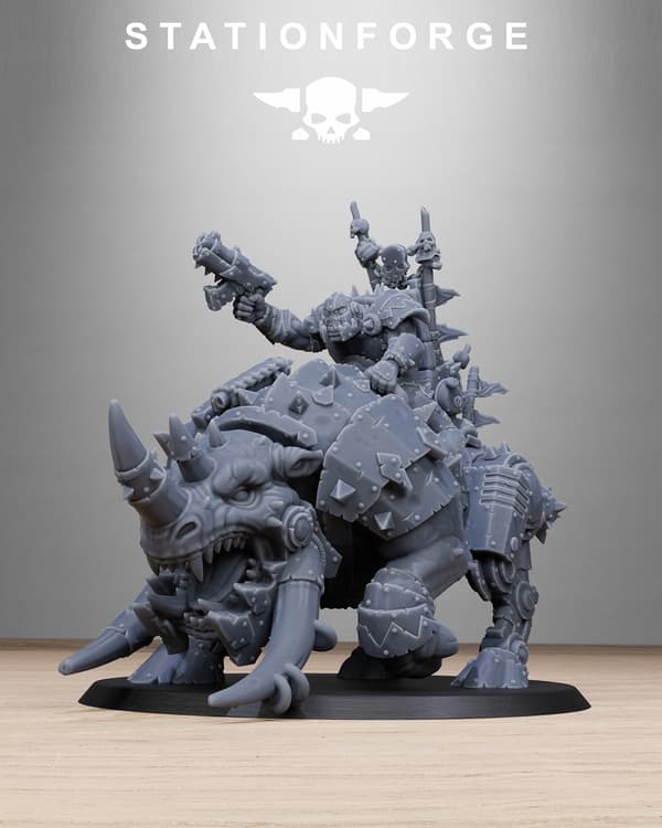 Orc Beast Rider Warlord