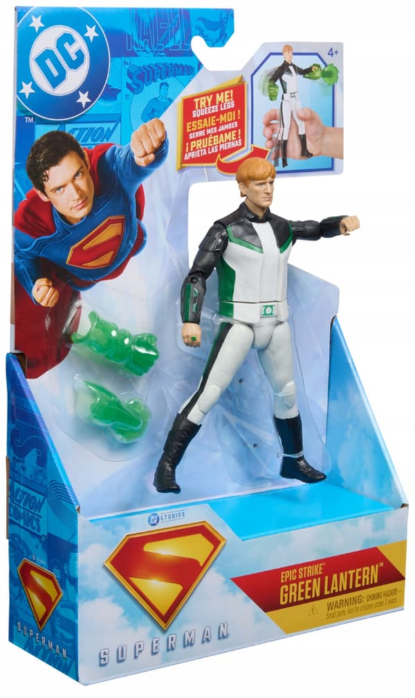 DC COMICS EPIC STRIKE SMALL ARTICULATED GREEN LANTERN FIGURINE