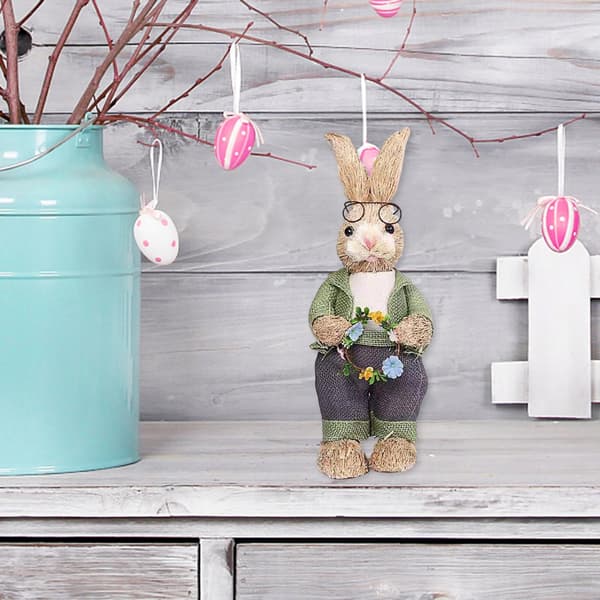 Symulation Rabbit Desktop Figurine, Children's Toys, Garden A