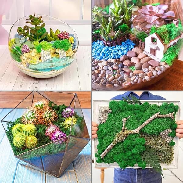 Green Stuff Islandmoss Assorted Colours Lichen 250g MEGA PACK ARTIFICIAL MOSS
