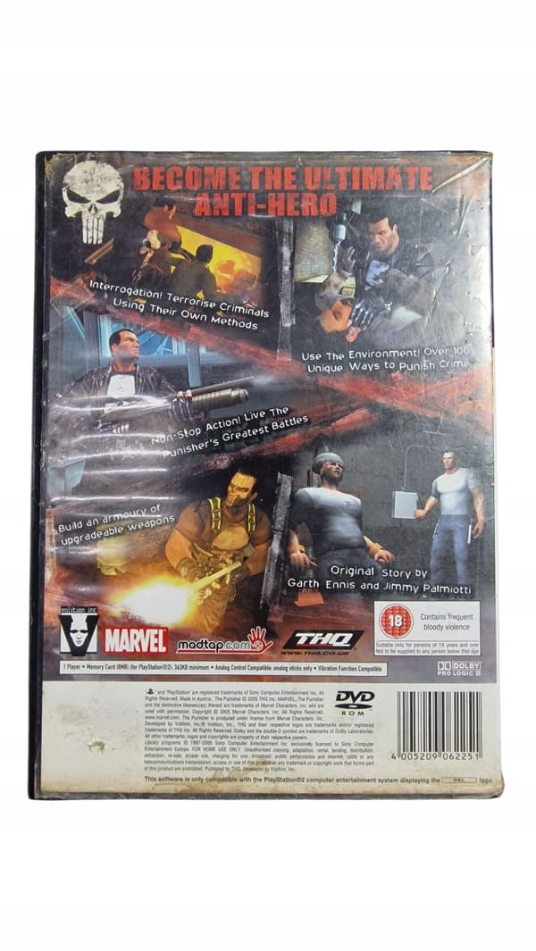 PS2 game THE PUNISHER – English language version