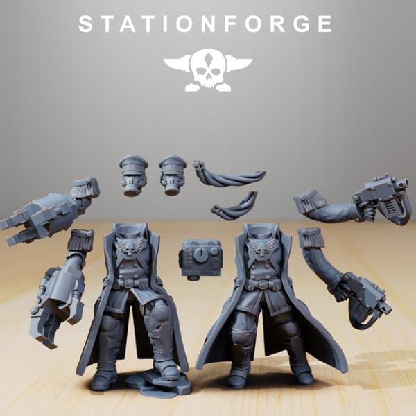 GrimGuard – Officer – Station Forge – 3D-utskrift