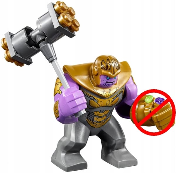 Lego 76131 @@@ THANOS + HAMMER @@@ minifigure from the set