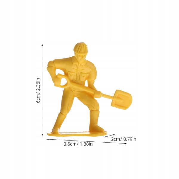 54 EDUCATIONAL FIGURINES OF WORKERS WITH TOOLS FOR CHILDREN