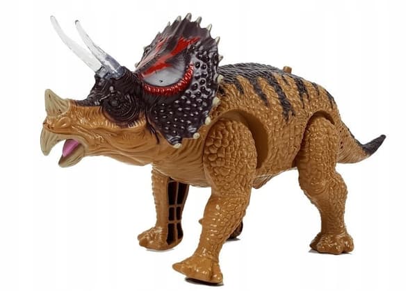 BATTERY-POWERED TRICERATOPUS DINOSAUR
