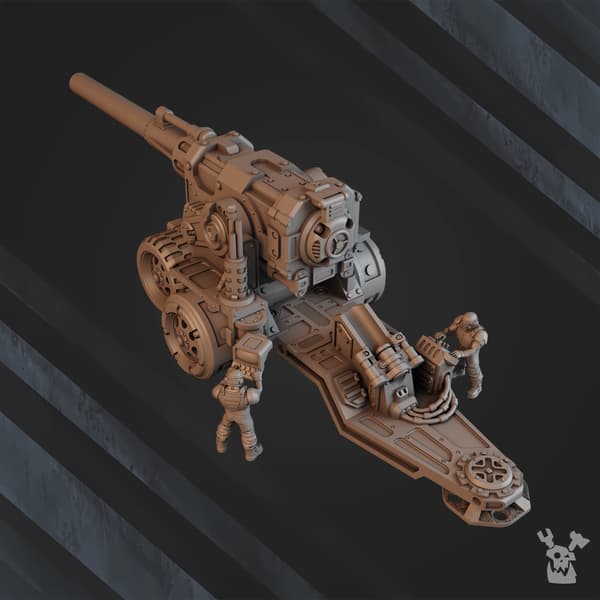 Heavy Artillery Mount with Earthquaker Cannon and