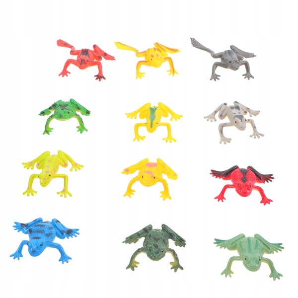 36 SMALL, REALISTIC FROG-SHAPED TOYS FOR IMAGINATIVE PLAY