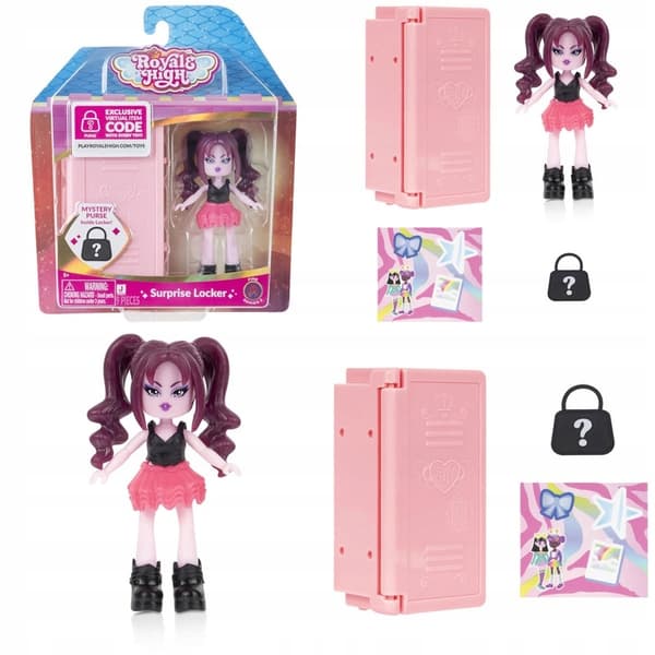 ROYALE HIGH Doll Figurine with Wardrobe and Accessories