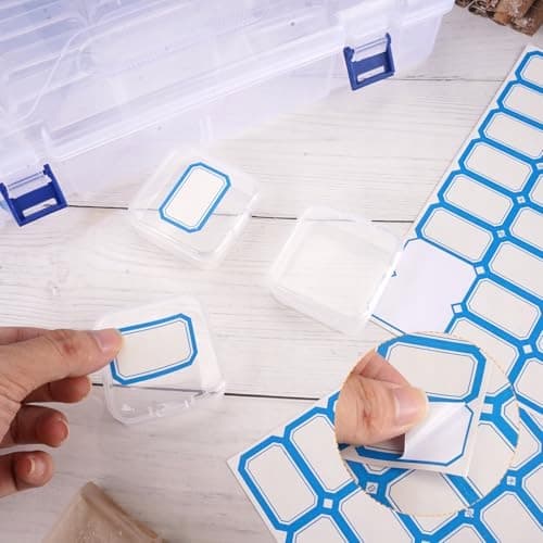 SORTING BOXES, 45 PIECES, TRANSPARENT WITH LID, SMALL ORGANISERS