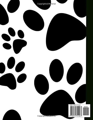 Dog Paws Composition Notebook: College-ruled, 120 pages