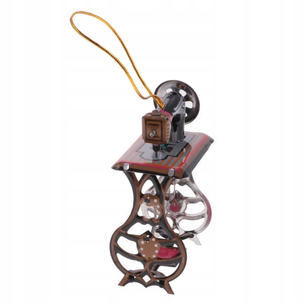 Mini sewing machine Model tin toy Collectables Hanging decoration