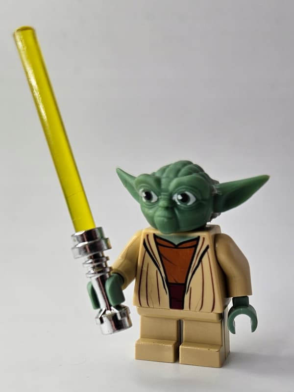 Lego Star Wars minifigure sw0219 Yoda – Clone Wars DEFECT /