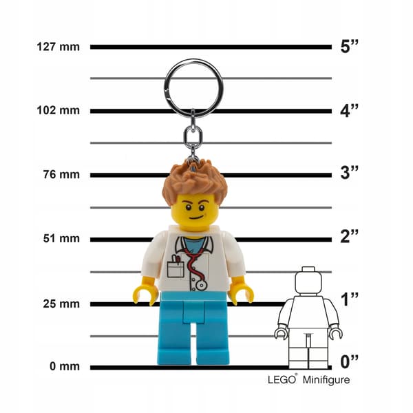LEGO KEYRING WITH LED TORCH – DOCTOR KEYRING
