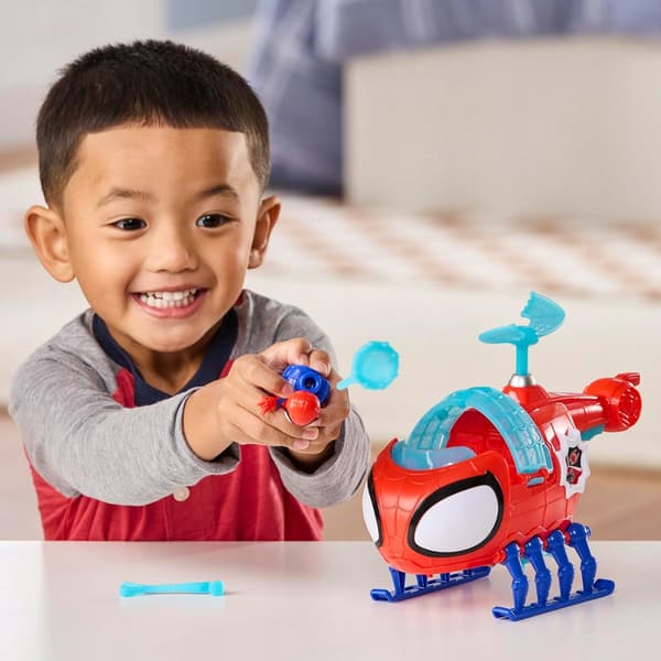 SPIDEY SPIDER-TEAM HELICOPTER FIGURINE 7.6 CM MARVEL