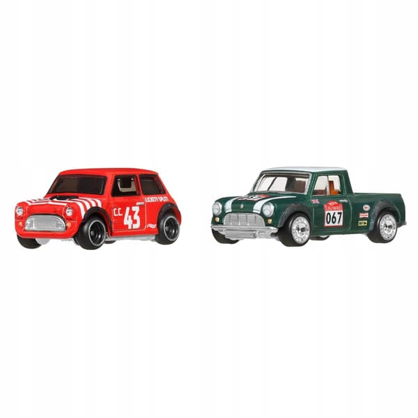Hot Wheels Morris Mini & Austin Mini 1:64 Premium Car Set