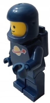 Lego Spaceman Classic Space figure, light blue / Dark Blue N