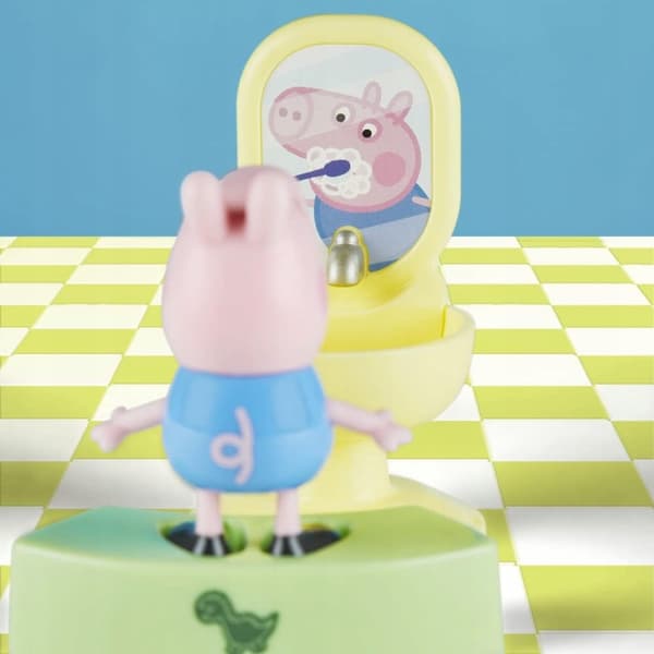 PEPPA PIG JERZYK’S BATH TIME BATHROOM SET WITH 7 ACCESSORIES