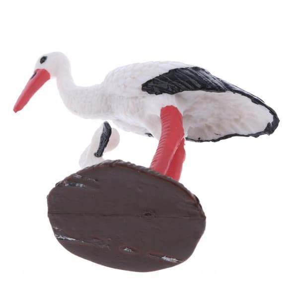 Jungle Wildlife White Crane Animal Model