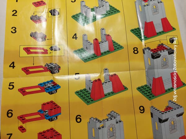 LEGO instructions for set 6040