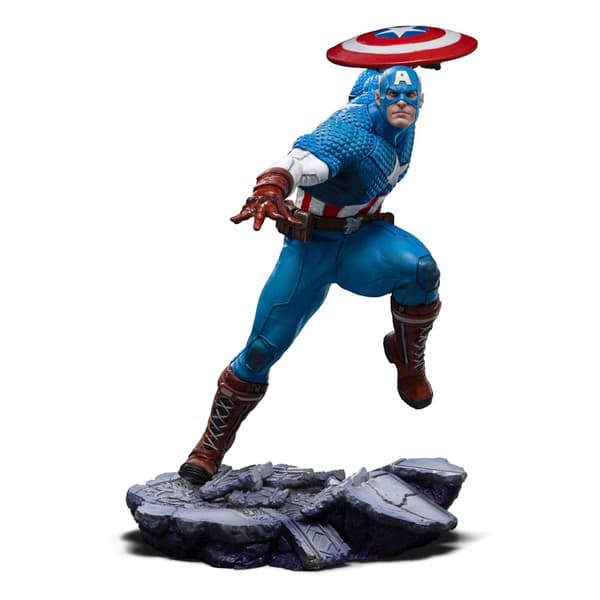 Marvel BDS Art Scale 1/10 Scale Captain America Statue, 22 cm