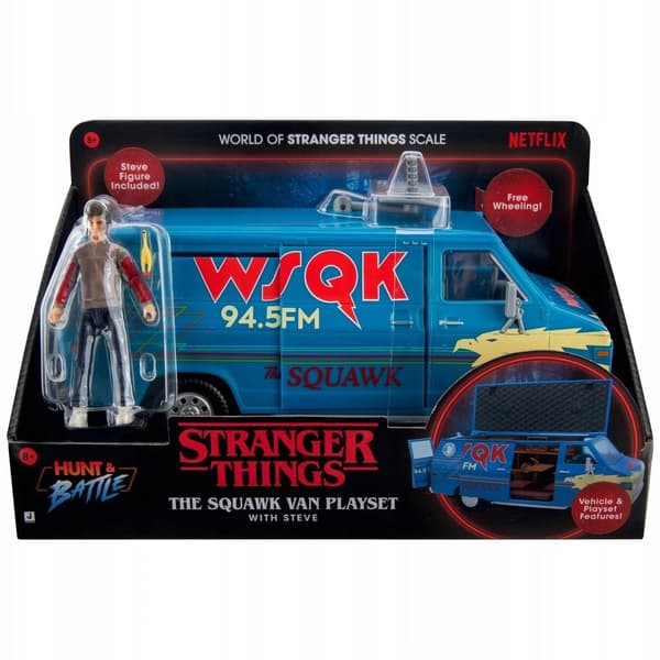 Jazwares Stranger Things WSQK The Squawk Van play set
