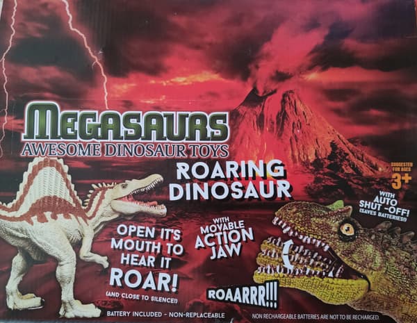 Roaring Dinosaur: Saurophaganax Figurine with Sound