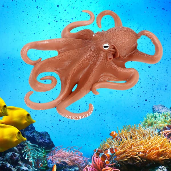 Realistic animal figurines – Desktop creatures – Orange B