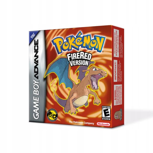 Pokémon FireRed Reproduction of Packaging + Insert