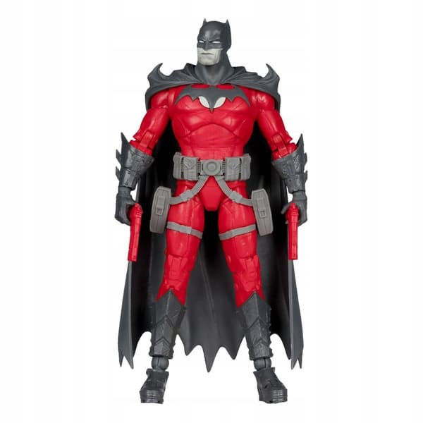 Batman (Flashpoint) Collectible Figure, 18 cm – DC Multiverse (Black and White Edition)