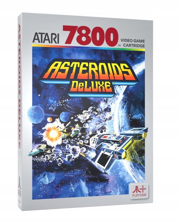 Asteroids Deluxe (Atari 7800+) – a classic arcade game,