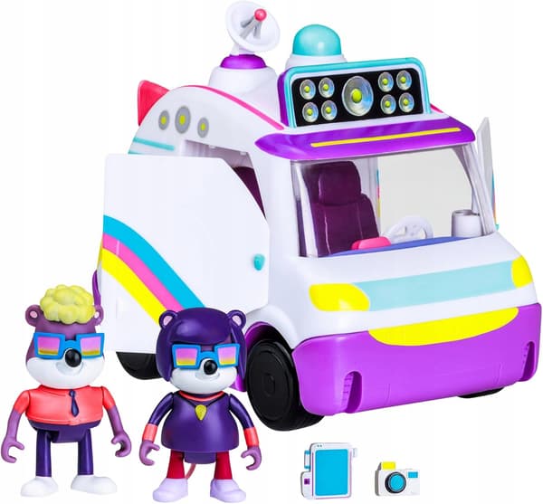 CREATURE CASES ANIMAL MYSTERIES MICE SQUAD VAN + 2 Figures