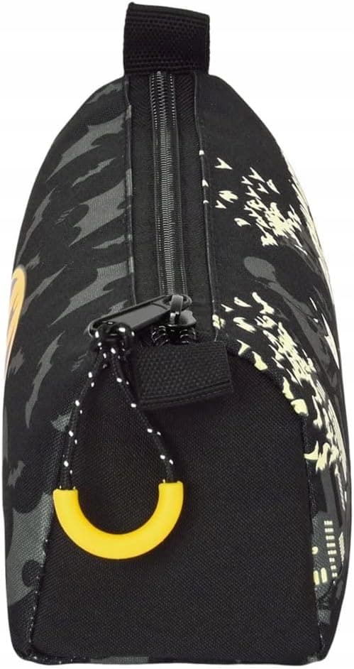 MULTICOLOURED SCHOOL PEN CASE WITH ZIP, MADE FROM POLYESTER, ULTRA-LIGHTWEIGHT